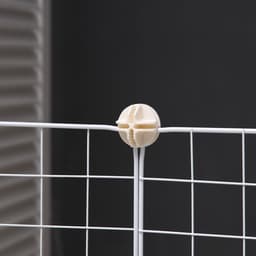 Вольер, 105×105×35 см, 12 секций, звено 35×35 см, металл, белый