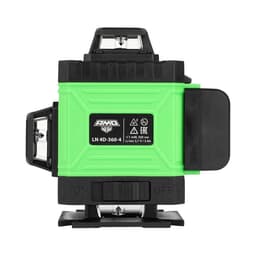 Лазерный уровень AMO LN 4D-360-4, 20 м, 520 нм, 2 класс, магнитный компенсатор