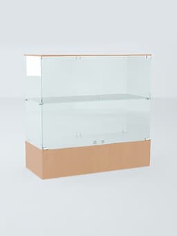 Прилавок П 108, 1020×450×990 мм, ЛДСП, стекло, цвет дуб сонома