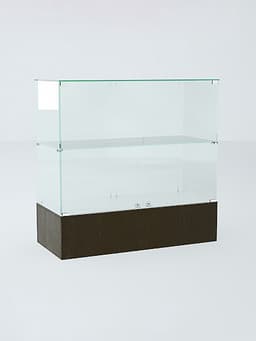 Прилавок П 106, 1020×450×990 мм, ЛДСП, стекло, цвет венге