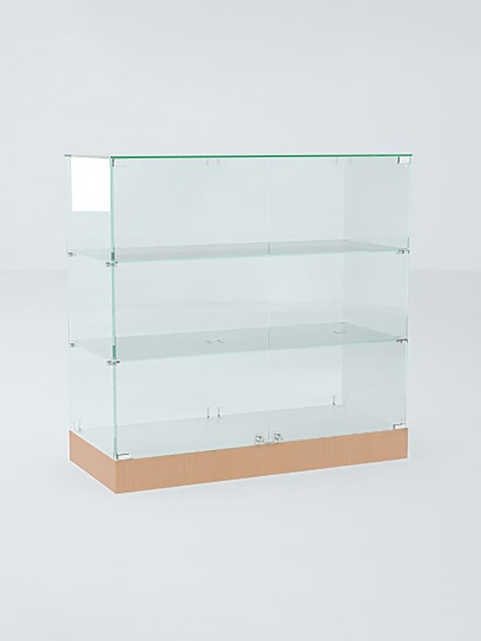 Прилавок П 102, 1020×450×990 мм, ЛДСП, стекло, цвет дуб сонома