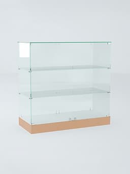 Прилавок П 102, 1020×450×990 мм, ЛДСП, стекло, цвет дуб сонома