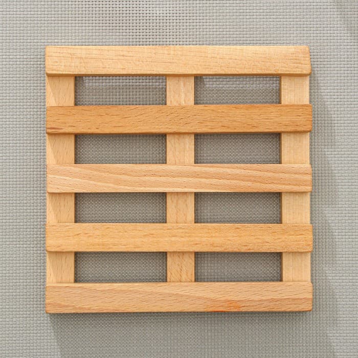 Подставка под горячее Доляна, 14×2 см, дерево
