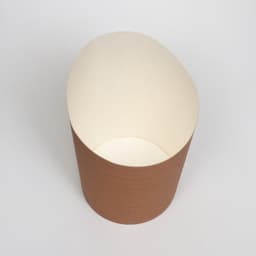 Упаковка для картофеля фри, крафт-белый, стаканчик, 11×8×6 см