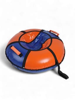 Тюбинг-ватрушка Winter Star, диаметр чехла 90 см, цвет МИКС