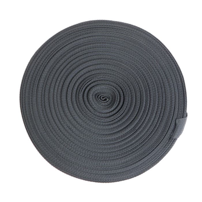 Стропа ременная 30 мм, для окантовки eva ковриков, катушка 50 м, тёмно-серая