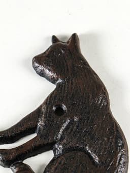 Настенный крючок декоративный «Кошечка», чугун, 9×3×18 см
