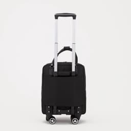 Сумка дорожная 18" на 4 колёсах, отдел на молнии, 4 наружных кармана, чёрная