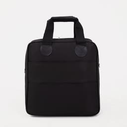 Сумка дорожная 2 в 1 на 4 колёсах 20", отдел на молнии, 4 наружных кармана, чёрная