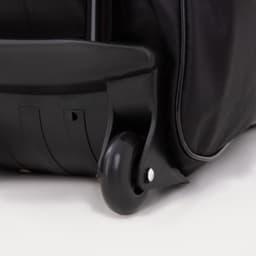 Сумка дорожная 20" на 2 колёсах, отдел на молнии, наружный карман, чёрная