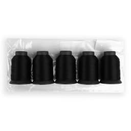 Нитки обувные, 170 Л, 150 м, цвет чёрный