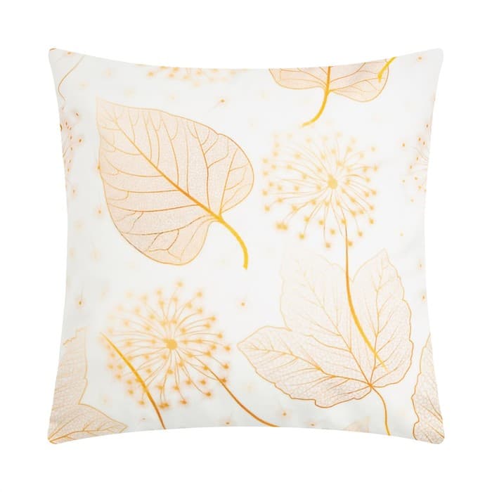 Наволочка декоративная «Этель. Листики», 40×40 см