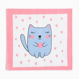 Платки носовые детские «Крошка Я. Зверята», 21×21 см, набор 12 шт., хлопок 100%, МИКС