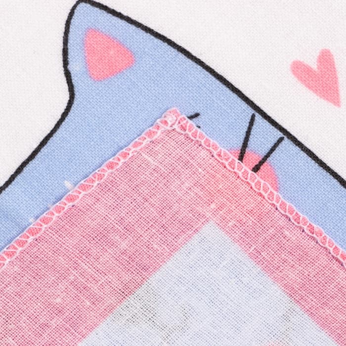 Платки носовые детские «Крошка Я. Зверята», 21×21 см, набор 12 шт., хлопок 100%, МИКС