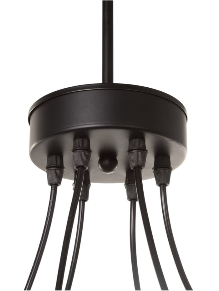 Люстра 2719/6 E27 40 Вт черно-золотой 54×54×40 см BayerLux