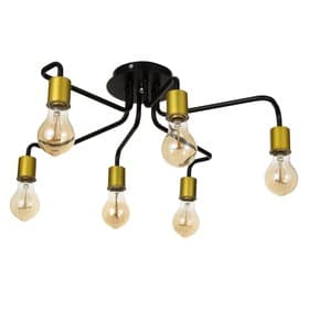 Люстра 2721/6 E27 40 Вт черно-золотой 60×60×30 см