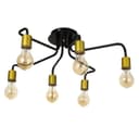 Люстра 2721/6 E27 40 Вт черно-золотой 60×60×30 см