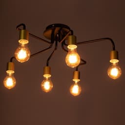 Люстра 2721/6 E27 40 Вт черно-золотой 60×60×30 см