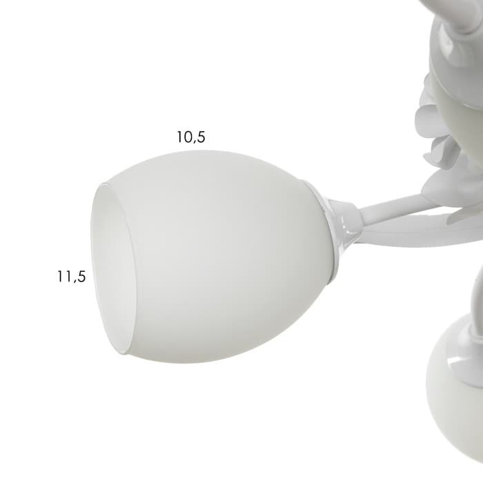 Люстра 2788/9 E27 40 Вт белый 95×95×26 см BayerLux