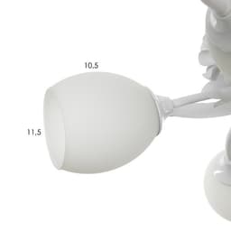 Люстра 2788/9 E27 40 Вт белый 95×95×26 см BayerLux