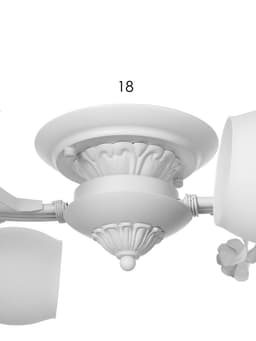Люстра 2788/6 E27 40 Вт белый 90×60×26 см BayerLux