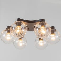 Люстра 2795/6 E27 40 Вт черный 60×60×20 см BayerLux