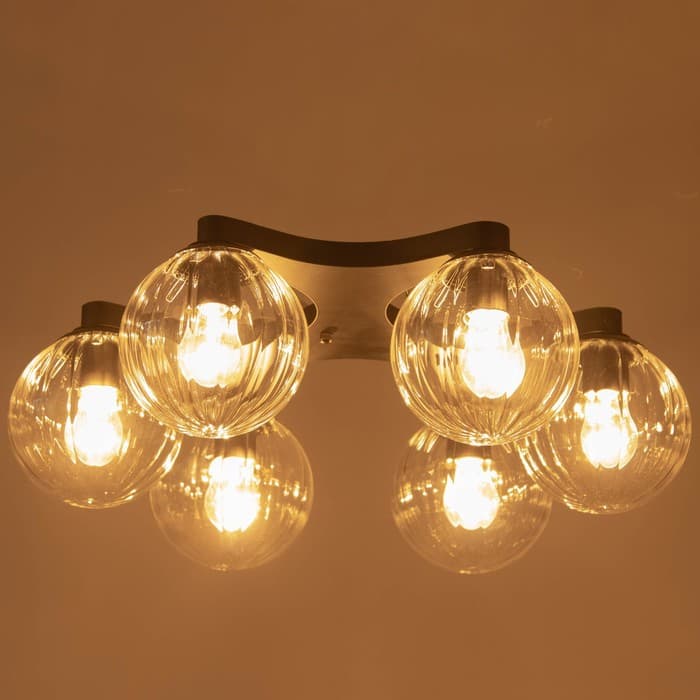 Люстра 2795/6 E27 40 Вт черный 60×60×20 см BayerLux