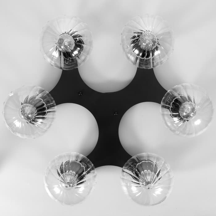 Люстра 2795/6 E27 40 Вт черный 60×60×20 см BayerLux