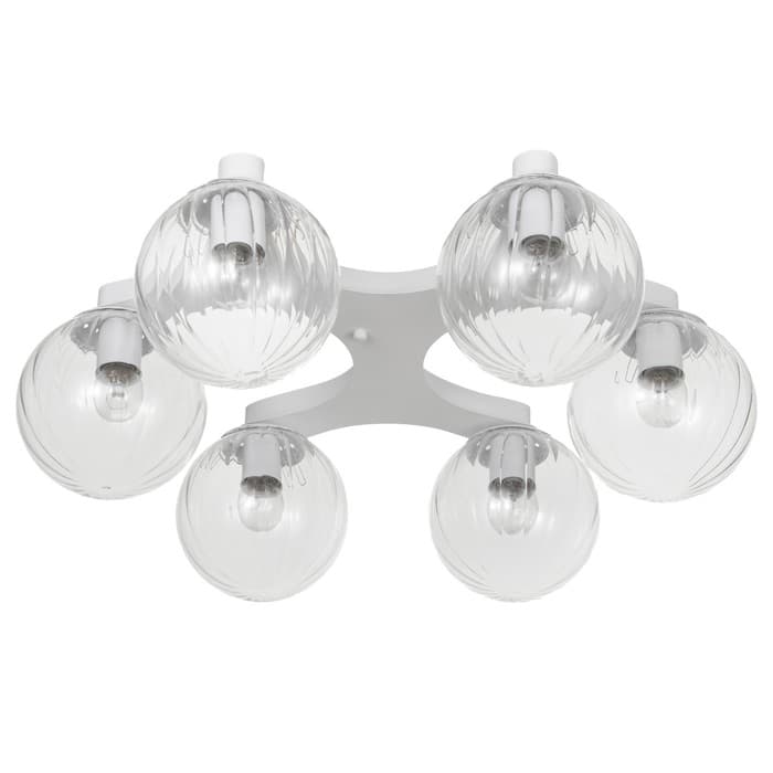 Люстра 2795/6 E27 40 Вт белый 60×60×20 см BayerLux