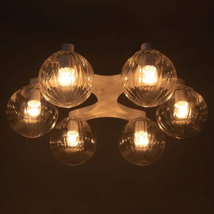 Люстра 2795/6 E27 40 Вт белый 60×60×20 см BayerLux