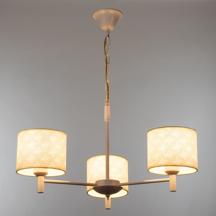 Люстра 1091/3WT 40 Вт Е27 белый 60×60×38-78 см BayerLux