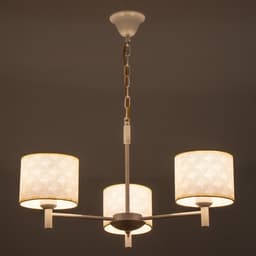 Люстра 1091/3WT 40 Вт Е27 белый 60×60×38-78 см BayerLux