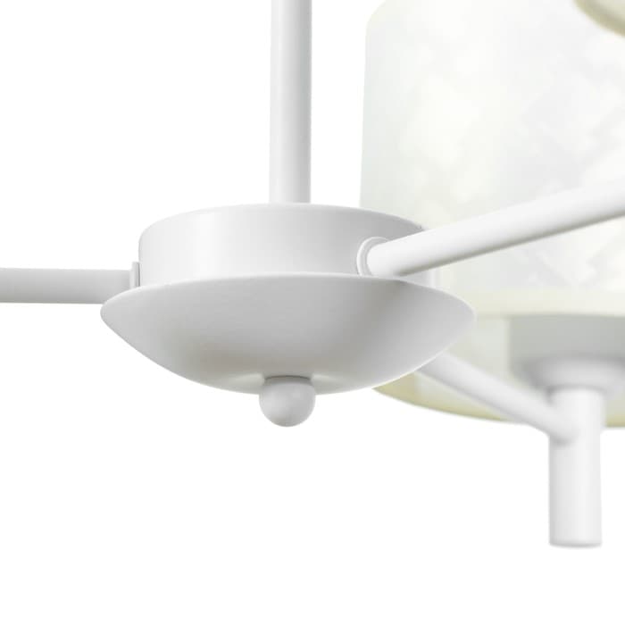 Люстра 1091/3WT 40 Вт Е27 белый 60×60×38-78 см BayerLux