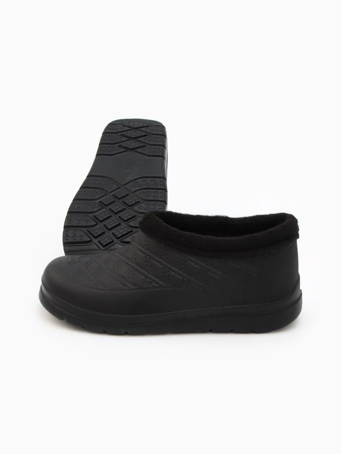 Галоши утеплённые, размер 43, чёрные