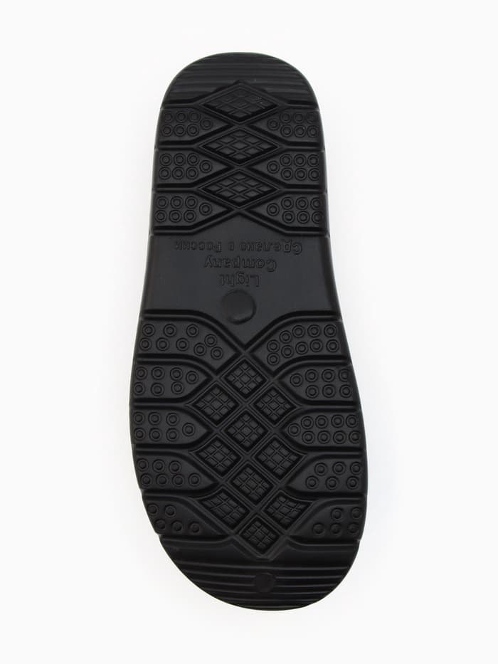 Галоши утеплённые, размер 43, чёрные