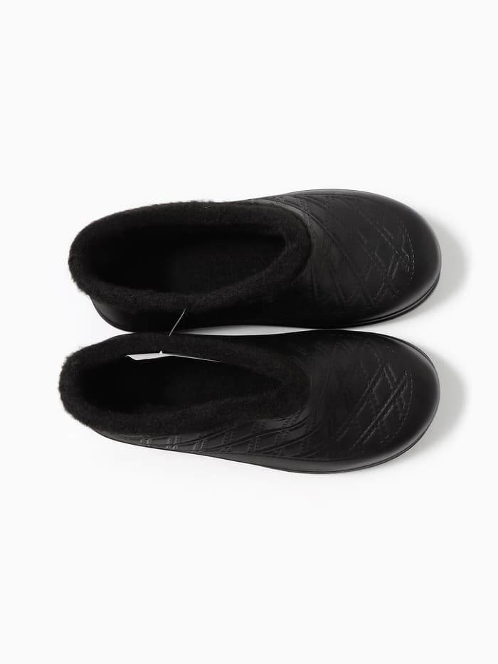 Галоши утеплённые, размер 44, чёрные