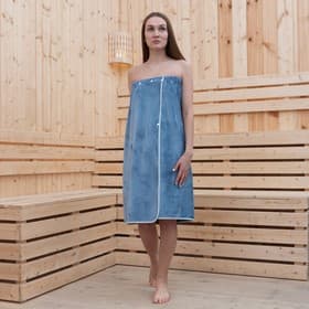 Полотенце - килт банное «Этель», 70×140 см, голубое