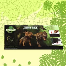 Грузовик «Динозавр», с 3 машинами