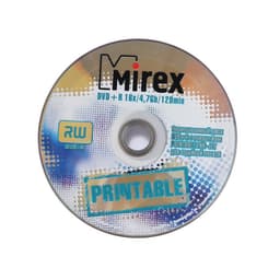 Диск DVD+R printable inkjet 100, 16x, 4.7 Гб