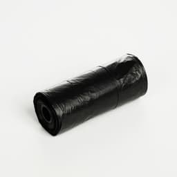 Контейнер с пакетами для уборки за собаками, рулон 15 пакетов, 29×21 см, чёрный
