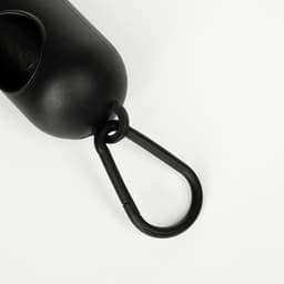 Контейнер с пакетами для уборки за собаками, рулон 15 пакетов, 29×21 см, чёрный