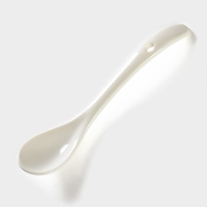 Банка для хранения сыпучих продуктов с ложкой BellaTenero «Эстет. Овощи», 250 мл, с бамбуковой крышкой, фарфоровая, цвет белый