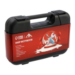 Набор инструментов в кейсе ЛОМ, в подарочной упаковке «НОВЫЙ ГОД», 8 предметов