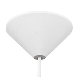 Подвес «Конус» 1×15 Вт Е27 МОДЕЛЬ: BR=00262 белый/дымчатый 25×25×15 см
