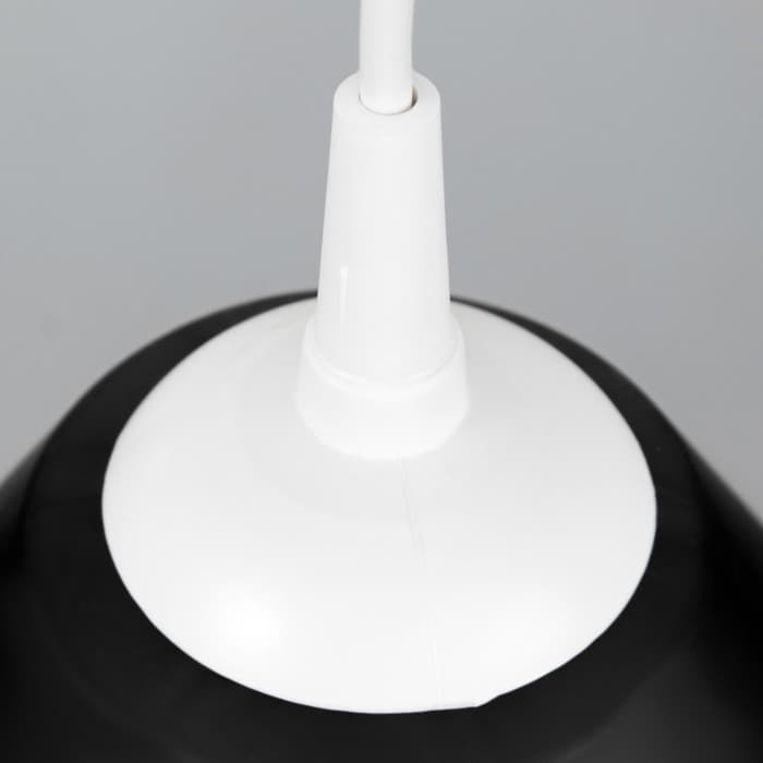 Подвес «Конус» 1×15 Вт Е27 МОДЕЛЬ: BR=00262 белый/дымчатый 25×25×15 см