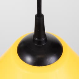 Подвес на потолок BayerLux «Конус», 1×15 Вт, Е27, черный/желтый, 25×25×15 см