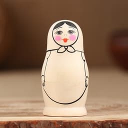 Заготовка для творчества «Матрешка», для росписи дерево, высшая категория, 9×4×4 см