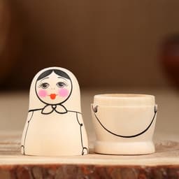 Заготовка для творчества «Матрешка», для росписи дерево, высшая категория, 9×4×4 см