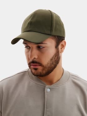 Бейсболка унисекс однотонная MINAKU, размер 58, зелёная