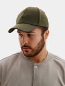 Бейсболка унисекс однотонная MINAKU, размер 58, зелёная